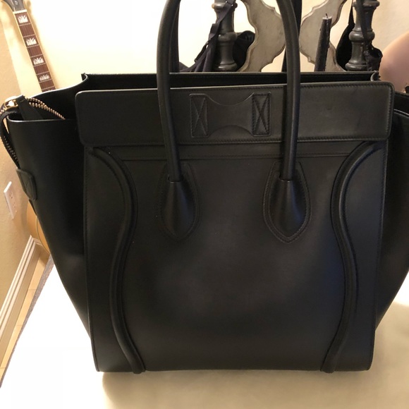 CELINE MINI LUGGAGE HANDBAG - Picture 5 of 8